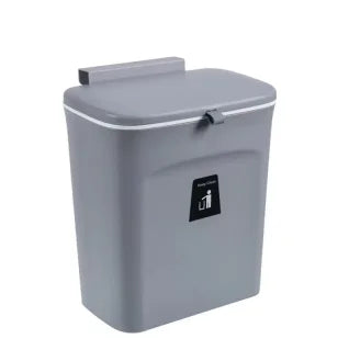 Wall-Mounted Kitchen Trash Bin with Lid – 7L / 9L