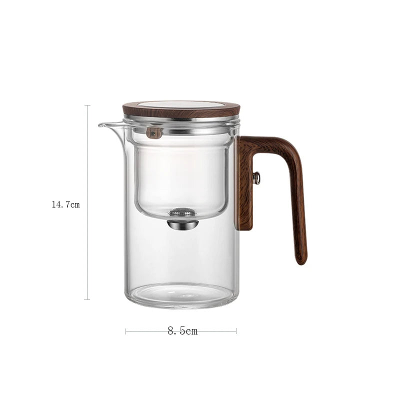 Magnetic Glass Tea Pot – One Click Infuser