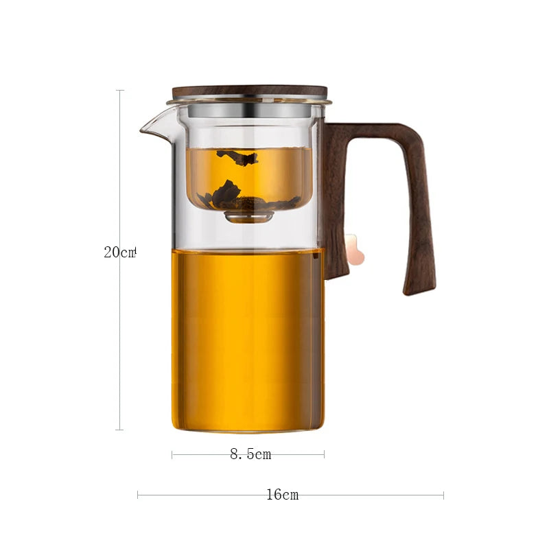 Magnetic Glass Tea Pot – One Click Infuser