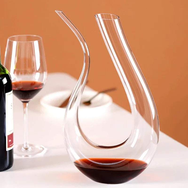Elegant Hand-Blown Wine Decanter with Aerator – 1500ML Crystal Glass