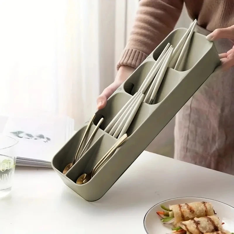 Expandable Cutlery Drawer Organizer – Kitchen Utensils Storage Tray