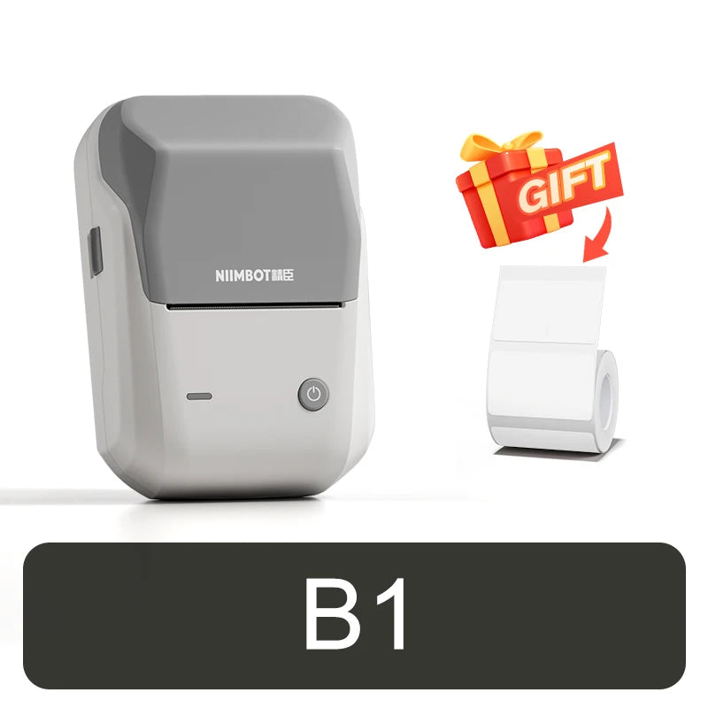 NiiMbot B21 Portable Label Printer – Bluetooth Sticker Machine