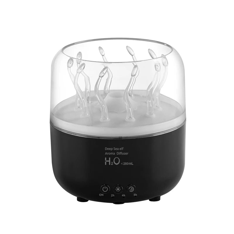 Relaxing Jellyfish Aroma Diffuser – Color-Changing LED