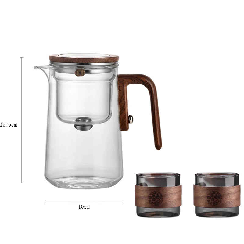 Magnetic Glass Tea Pot – One Click Infuser