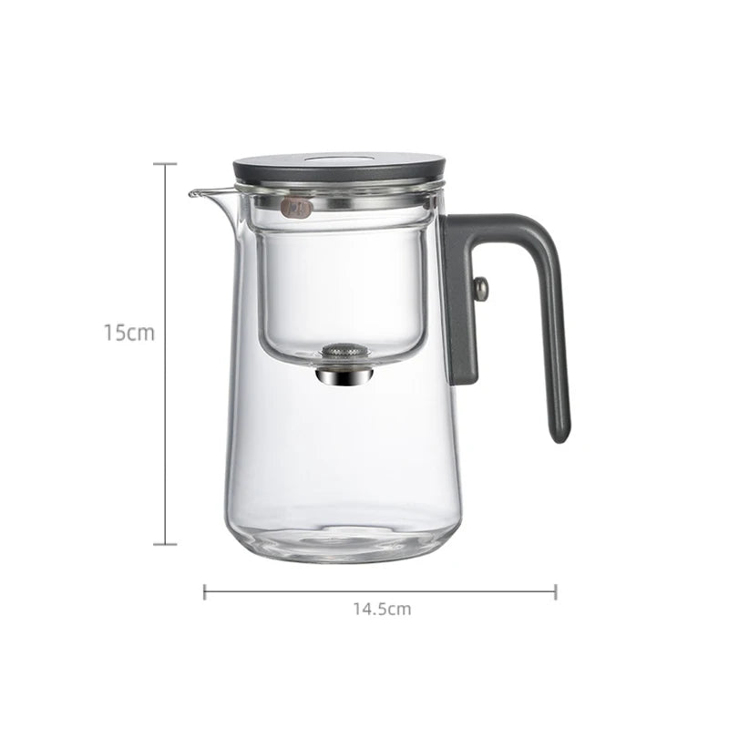 Magnetic Glass Tea Pot – One Click Infuser
