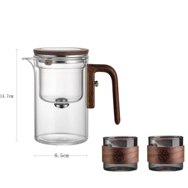 Magnetic Glass Tea Pot – One Click Infuser