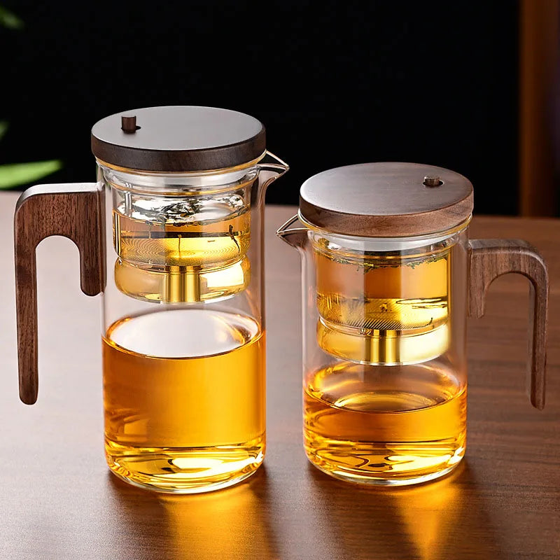 Magnetic Glass Tea Pot – One Click Infuser