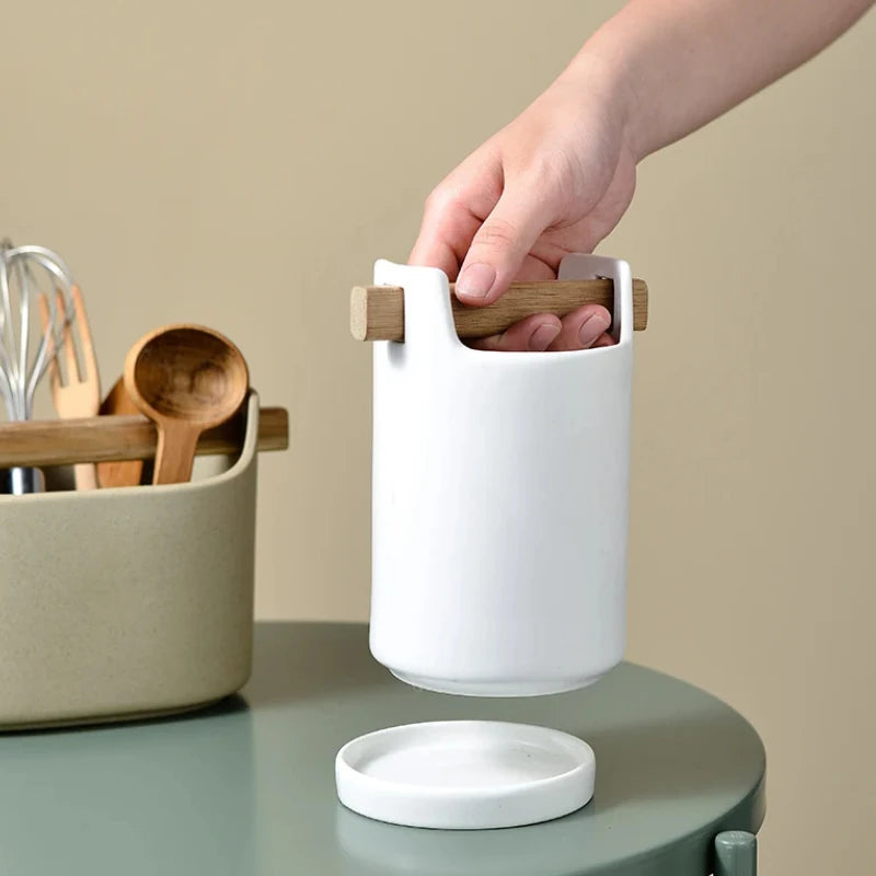 Luxury Ceramic Cutlery & Utensil Holder