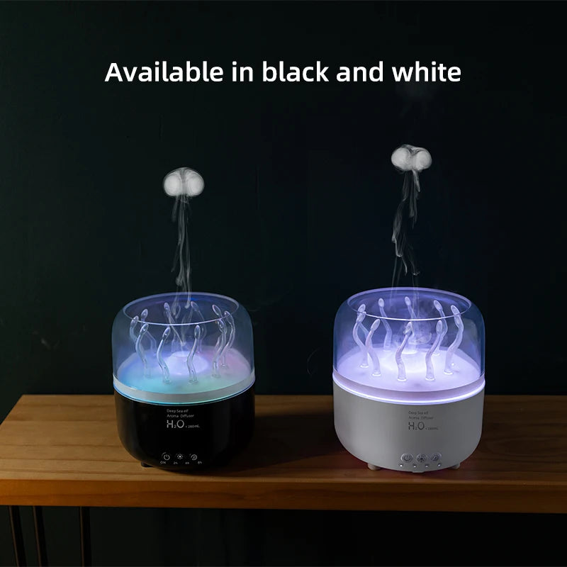 Relaxing Jellyfish Aroma Diffuser – Color-Changing LED