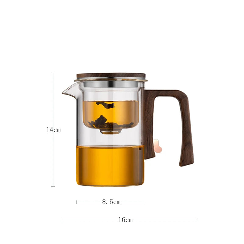 Magnetic Glass Tea Pot – One Click Infuser