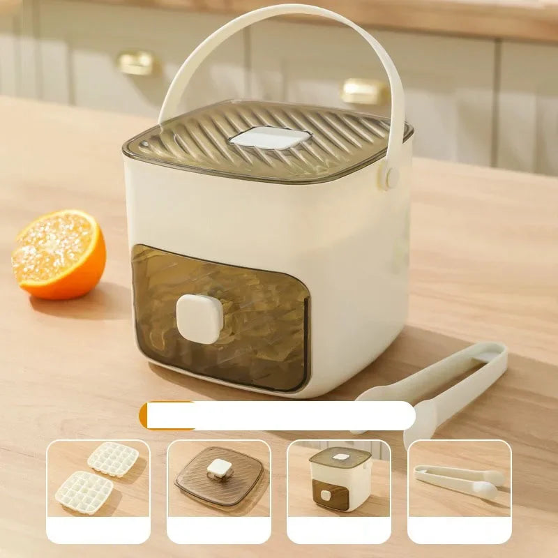 48-Grid Ice Cube Maker – One-Press Easy Release